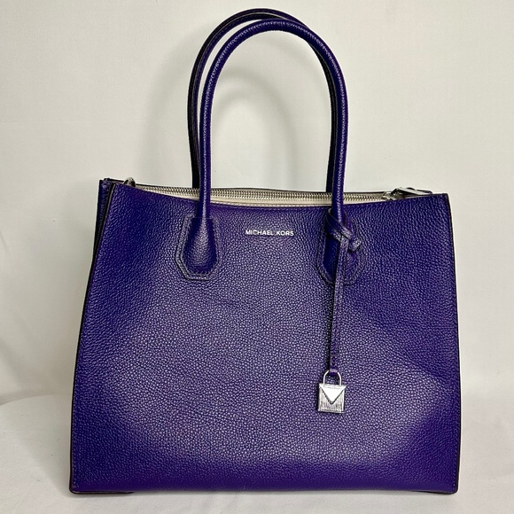 Michael Kors Mercer Studio Lg Conv Tote & Large Wallet/Phone Case Wristlet - Picture 2 of 14